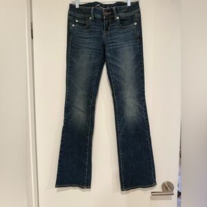 American Eagle Outfitters Dark Blue Flare Jeans